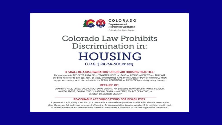 Housing Anti-Discrimination Notice